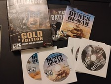 PC CD Rom - First Battalion: Gold Edition - 2003 Dreamcatcher - CIB Small Box picture