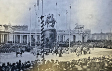 1897 Vintage Magazine Illustration Unveiling Kaiser Wilhelm I Monument Berlin picture