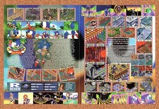 1997 Sonic 3D Blast Saturn Original Advertisement / Retro Promo vr2 picture