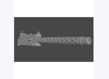 M1919 Browning - With Air Jacket - Black - Unassembled, Unpainted - Black picture