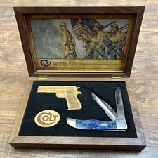RARE 2011 Case XX Colt Model 1911 Hunter Knife Leading the Charge For 100 Years picture