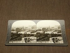 VINTAGE STEREOVIEW STEREOSCOPE CARD SCOTT MONUMENT EDINBURGH SCOTLAND picture