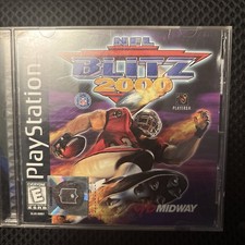 NFL Blitz 2000 (Sony PlayStation 1, PS1) CIB - Authentic Black Disc - Tested picture