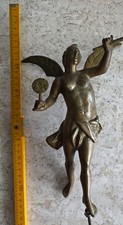 Huge Clock Figurine Antique 27cm Brass 1kg Spares Parts picture