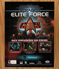 Star Trek Voyager Elite Force - Video Game Print Ads Poster Promo Art 2002 picture