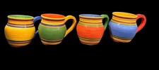 Pacific Rim Coffee Mug Set of 4Santa Fe Multicolor Ceramic (836) picture