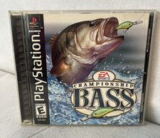Championship Bass (Sony PlayStation 1, 2000) PS1 Video Game Complete CIB Manual picture