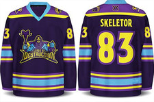 Skeletor Masters of the Universe HOCKEY JERSEY unisex Full sizes UJS108 picture