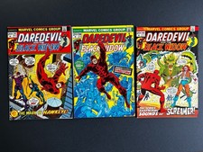 Daredevil 99 100 101 (1973) - Black Widow - 1st Angar the Screamer - See Pics picture