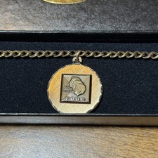 Vintage Gold Filled Silver Ford 25 Year Employee Appreciation Pendant Bracelet picture