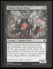 MTG Malakir Blood-Priest 110 Common Zendikar Rising Card CB-1-3-A-11 picture