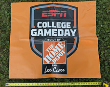 ESPN College GameDay Lee Corso Orange Plastic Wall Sign 36x32 Horizontal picture