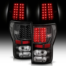 - for 2007-2013 Toyota Tundra Pickup Truck Black Housing LED Tail Lights Brake L picture