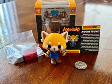 Aggretsuko 2/12 Action Vinyls Figure Clock Toaster Sanrio Toy Collectible NIB picture