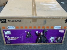 8.5 ft. Giant-Sized Animated LED Knight Dullahan Headless Horseman READ picture