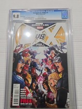 Avengers vs X-Men #1 4th Printing CGC 9.8 White Pages Marvel 2012 AVX Comic picture
