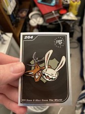 Limited Run Games SILVER Trading Card #264 Lucasarts Sam & Max Save the World picture