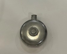 Vintage Hip Flask English Pewter picture