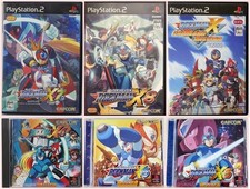 Mega Man Rockman X4 X5 X6 X7 X8 & command mission set PS1 PS2  PlayStation Japan picture