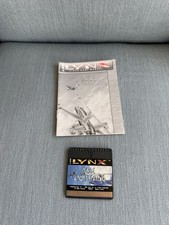Atari Lynx Blue Lightning Cartridge & Manual Tested Working picture