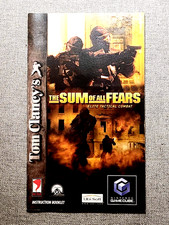 The Sum of All Fears Instruction Manual Only - GameCube picture