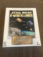 Star Wars X-Wing Alliance - 1999 - Big Box New Sealed - PC GAME LUCASARTS ARCIVE picture