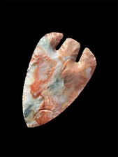 3 1/2” Very Colorful Calf Creek Point, Indian Artifact, Arrowheads picture