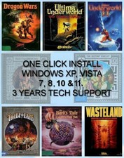 BARD'S TALE 1 2 3, WASTELAND, ULTIMA UNDERWORLD Windows 11 10 8 7  XP picture