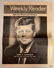 My Weekly Reader December 1963 Special Memorial Section John F Kennedy Death JFK picture