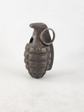Cast Iron Pineapple Training Hand Grenade Paperweight Replica Vintage WWII 1.6lb picture