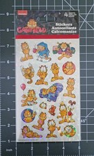 66-PCS GARFIELD Sticker Sheet Jim Davis Cartoon Comic Strip Odie Jon Pookie picture