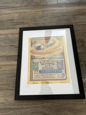 Framed 14 X 11 Nintendo Advertisement Ad Pokémon EX Sandstorm E Series Display picture