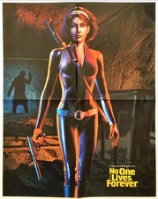 Vintage Poster 2002 The Operative No One Lives Forever PS2 PlayStation Promo Art picture