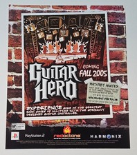 Guitar Hero RedOctane Harmonix 2005 Vintage Video Game Magazine Print Ad Poster picture