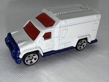 2002 MATCHBOX MBX MCDONALD'S AMBULANCE WHITE EMS W/ RED & BLUE picture