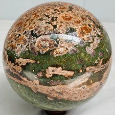 Natural Polished Pink cherry blossom agate BALL Madagascar 3740G ( 8.24LB ) picture