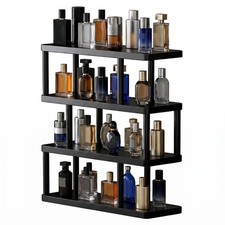 Dvzodlxn Cologne Organizer and Perfume Stand, 4 Tier Wood picture