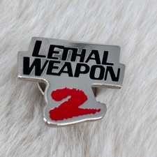 Vtg Lethal Weapon 2 Small Movie Advertising Promo Enamel Lapel Pin picture