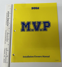 Sega 1990 M.V.P. Conversion Kit Upright Cabinet Instuctions/Owners Manual picture