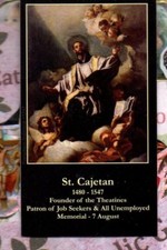 Saint St. Cajetan -  Prayer in honor (2