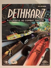 DETHKARZ Futuristic 3D Combat Racing PC CD ROM Game 1998 Big Box picture