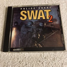Police Quest Swat 2 PC Game Disc In Jewel Case 1998 Vintage Tactical Sierra picture