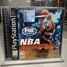 NBA Basketball 2000 Fox Sports PS1, 1999 Brand New Factory sealed Black Label picture