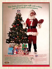1995 NFL Free Holiday Limited Edition Collectors Set Original Advertisement v2 picture