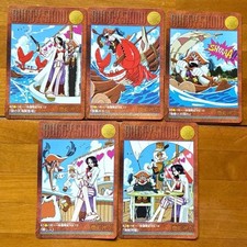 Vintage One Piece Carddass Visual Adventure Card Set 5 Cards Japan  picture