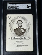 1900-33 Cincinnati Game, President Abraham Lincoln, The White House - SGC 5 picture