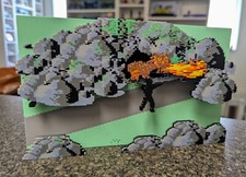 Pixel Memories The Last Ninja diorama C64 Commodore 64 picture