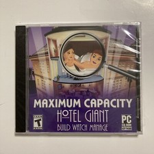 Maximum Capacity: Hotel Giant Game (PC CD-ROM, 2002) Build Watch Manage NEW picture
