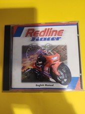 Redline Racer PC Computer CD-ROM Video Game Motorcycle Racing Ubisoft Vtg 1998 picture