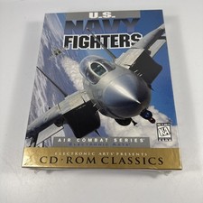 US Navy Fighters Air Combat Series ( CDROM PC Game Electronic Arts 1996) Big Box picture